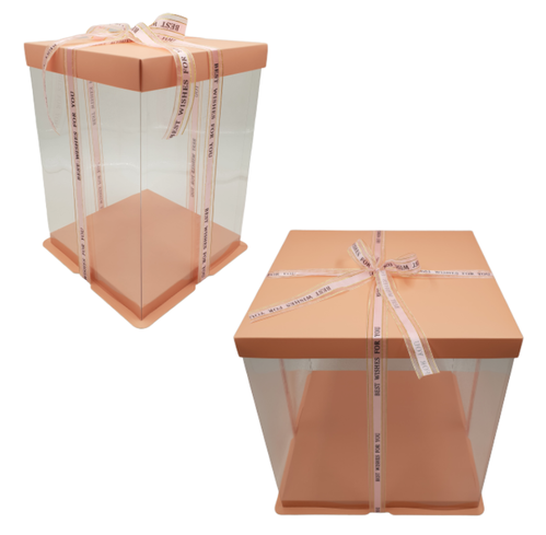 BOTE  GTEAU DE LUXE ROSE - 33,5 X 37 CM