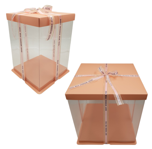 BOTE  GTEAU DE LUXE ROSE - 38,5 X 40 CM