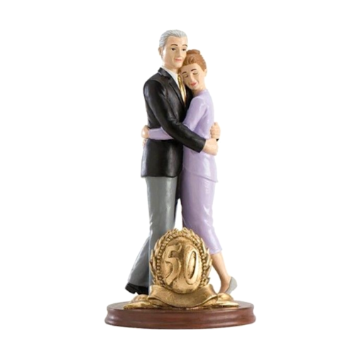 FIGURA PARA TARTA PAREJA 50 ANIVERSARIO