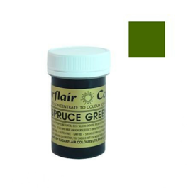 COLORANT EN PTE SPECTRAL SUGARFLAIR - SPRUCE GREEN / VERT PICA 25 G