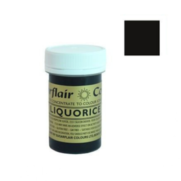 COLORANT EN PTE SPECTRAL SUGARFLAIR - LIQUORICE / RGLISSE 25 G