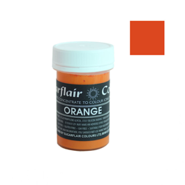 COLORANT EN PTE PASTEL SUGARFLAIR - ORANGE 25 G