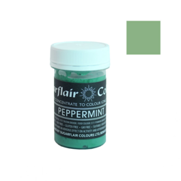 [EXP. PROCHE] COLORANT EN PTE PASTEL SUGARFLAIR - PEPPERMINT / MENTHE 25 G