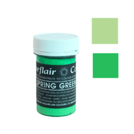 COLORANT EN PTE PASTEL SUGARFLAIR - SPRING GREEN / VERT PRINTEMPS 25 G
