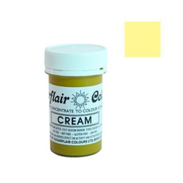 COLORANT EN PTE TARTRANIL SUGARFLAIR - CREAM / CRME 25 G