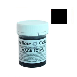 COLORANT EN PTE SUGARFLAIR - BLACK EXTRA / EXTRA NOIR 42 G