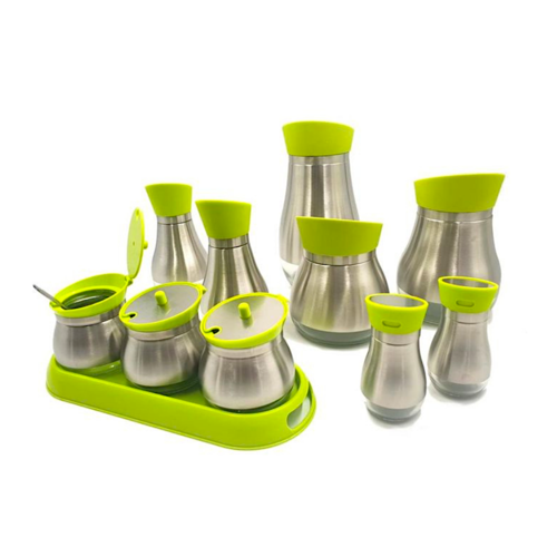 SET DE RANGEMENT POUR USTENSILES DE CUISINE - VERT