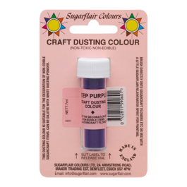 COLORANT EN POUDRE CRAFT SUGARFLAIR - DEEP PURPLE / POURPRE FONC 7 ML
