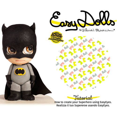 SET DE TUTORIEL POUR FIGURES "BY SILVIA MANCINI" - SUPERHEROS