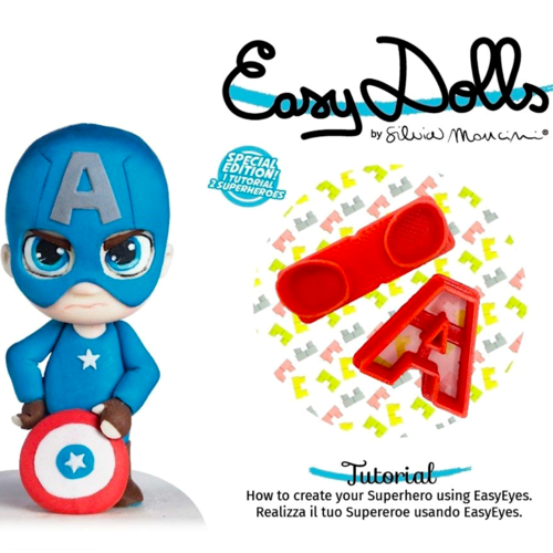 SET TUTORIAL PARA FIGURAS "BY SILVIA MANCINI" - SUPERHEROS / SUPERHEROES