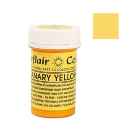 COLORANT EN PTE SPECTRAL SUGARFLAIR - CANARY YELLOW / JAUNE CANARI 25 G