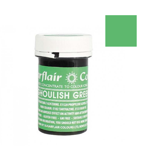 COLORANTE EN PASTA ESPECTRAL SUGARFLAIR - GHOULISH GREEN / VERDE NOCHE 25 G