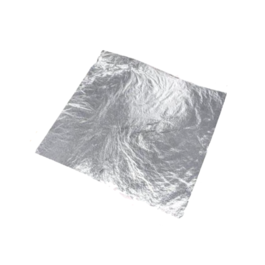 Feuille Argent comestible - Sugarflair Silver Leaf Transfer, Special Or  (Lustrage et peinture alimentaire)