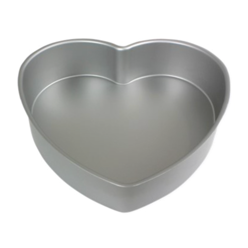 MOULE COEUR EN ALUMINIUM ANODIS PME-  25,4 CM / H 7,6 CM