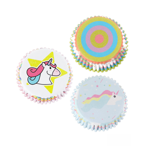 SET DE CAISSETTES  CUPCAKES PME - LICORNE