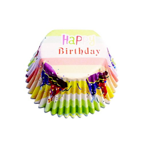 CAISSETTES  CUPCAKES PME - CHAPEAUX "HAPPY BIRTHDAY"