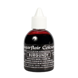 COLORANT POUR AROGRAPHE SUGARFLAIR - BURGUNDY / BORDEAUX 60 ML