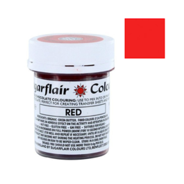 COLORANT POUR CHOCOLAT SUGARFLAIR - RED / ROUGE 35 G