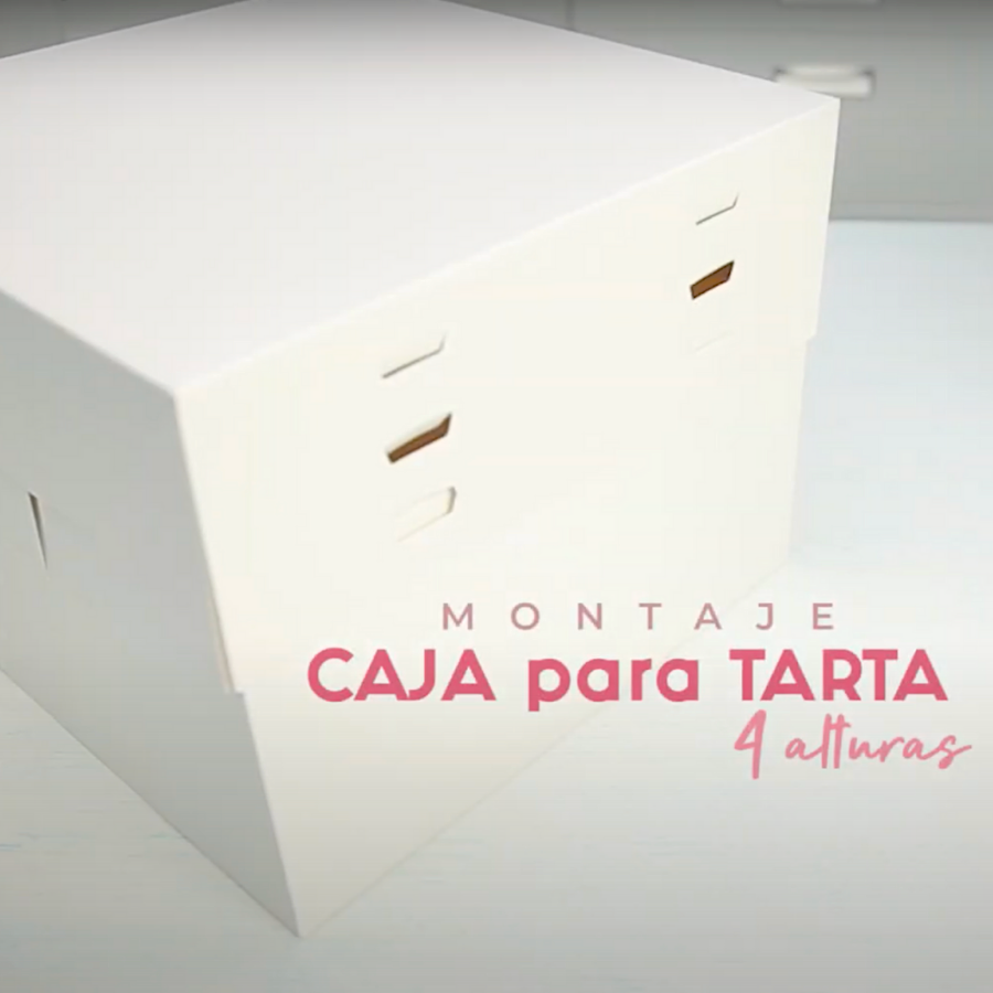 CAJA PARA TARTA 4 ALTURAS AJUSTABLES - 25 CM