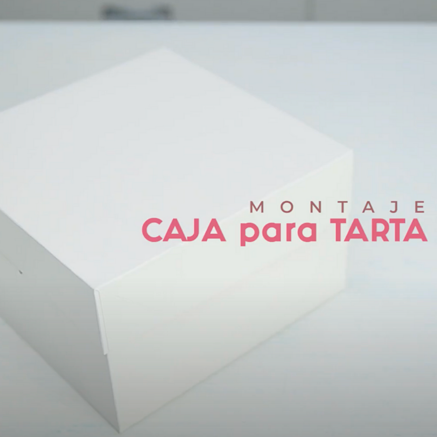 CAJA PARA TARTA CUADRADA BLANCA - 40 CM