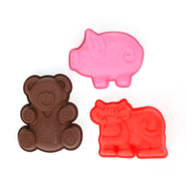 SET MOULES SILICONE PAVONI - ANIMAUX