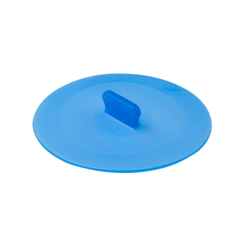 COUVERCLE EN SILICONE AVEC VENTOUSE PAVONI - BLEU 15 CM