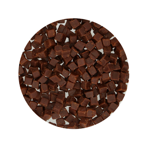 [EXP. PROCHE] CUBES DE CHOCOLAT COMESTIBLES FUNCAKES (MINI FUDGE CHOCO) 65 G
