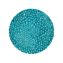 PERLES DE SUCRE FUNCAKES - BLEU MÉTALLISÉES (4 MM) 80 G
