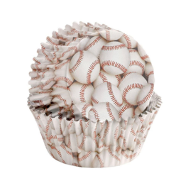 CAISSETTES  CUPCAKES WILTON - BASEBALL