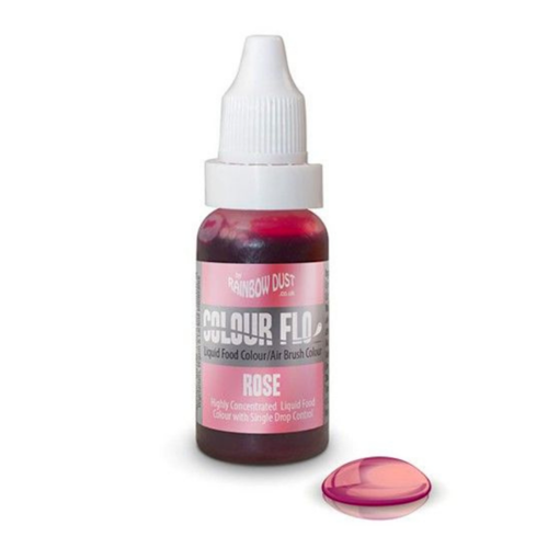 COLORANTE LIQUIDO "FLO" RAINBOW DUST - ROSE / ROSA 19 G