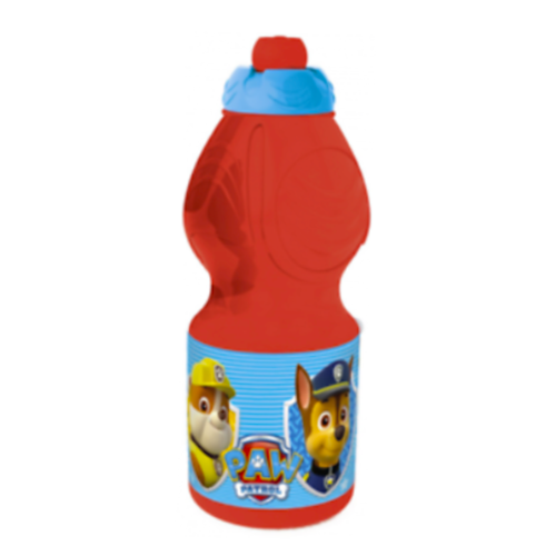 BOTELLA DEPORTIVA "PATRULLA CANINA" 400 ML - ROJA