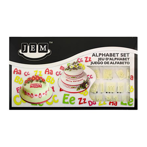 SET EMPORTE-PICES ALPHABET JEM - 64 CARACTRES