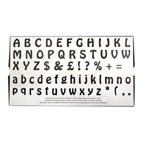 SET EMPORTE-PICES ALPHABET JEM - 64 CARACTRES