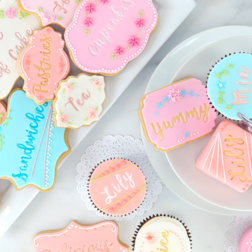 MARCADORES DE CUPCAKE Y GALLETAS "FUN FONTS" PME - COLECCION N1