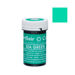 COLORANT EN PTE SPECTRAL SUGARFLAIR - SEA GREEN / VERT MER 25 G