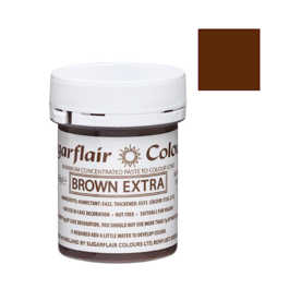 COLORANT EN PTE SUGARFLAIR - BROWN EXTRA / EXTRA BRUN 42 G