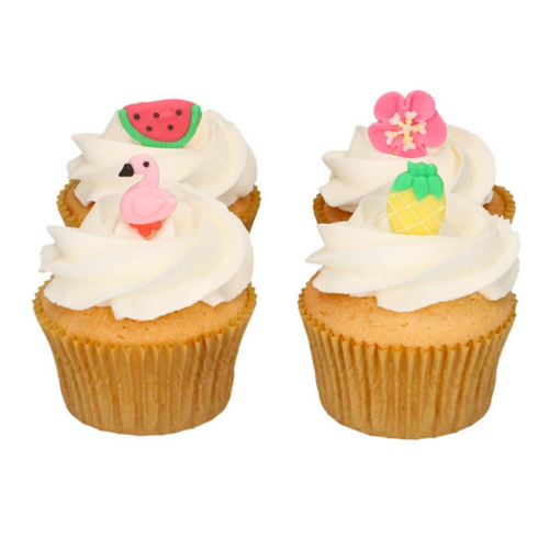 DCORATIONS EN SUCRE FUNCAKES - SET TROPICAL