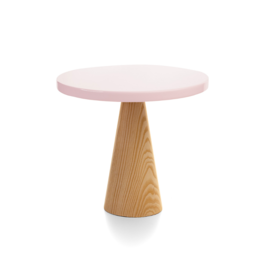 STAND  GTEAU "NATUREL" ROND -  ROSE 25 CM