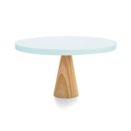 STAND  GTEAU "NATUREL" ROND -  BLEU 30 CM