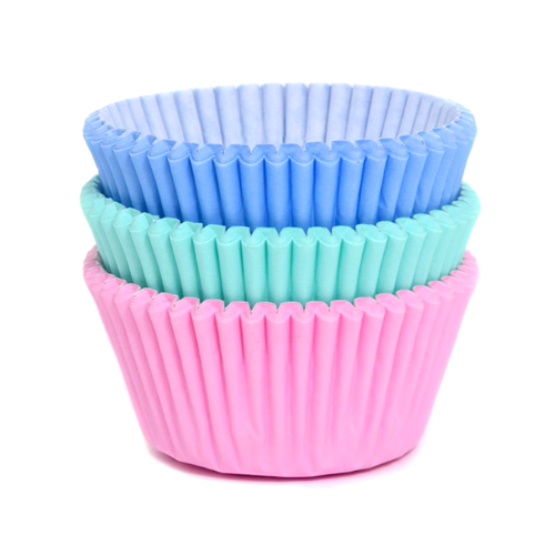 SET CAPSULAS CUPCAKE "HOUSE OF MARIE" - TONOS PASTEL