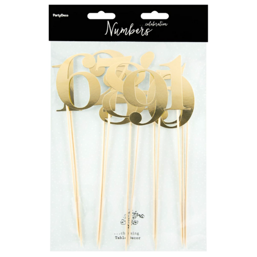 CAKE TOPPER NUMROS PARTYDECO - DORS