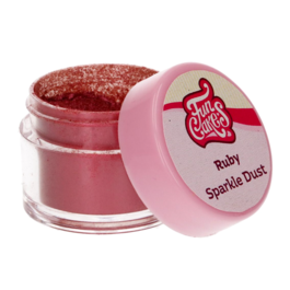 POUDRE SCINTILLANTE FUNCOLOURS DE FUNCAKES - RUBY