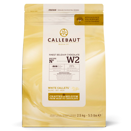 CALLETS CHOCOLAT BLANC CALLEBAUT 2,5 KG