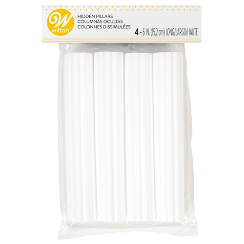 PILARES PARA TARTAS INVISIBLES WILTON - 15,2 CM