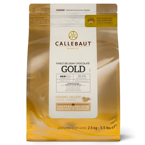 [EXP. PROCHE] CALLETS CHOCOLAT CARAMEL GOLD CALLEBAUT 2,5 KG