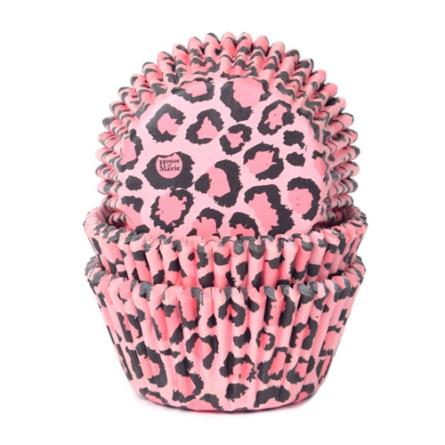 CAPSULAS CUPCAKE "HOUSE OF MARIE" - ROSA LEOPARDO