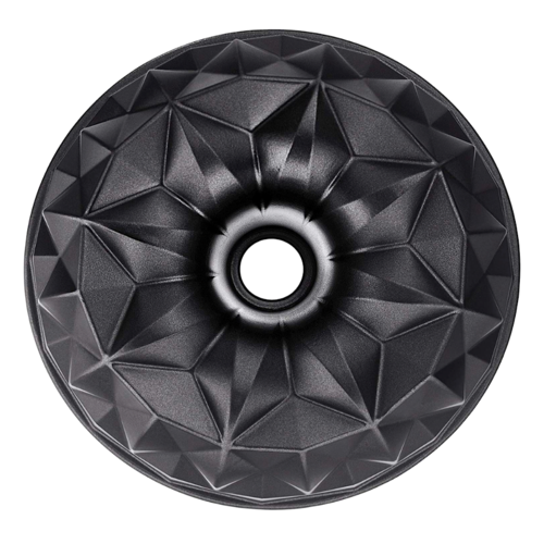 MOULE EN ALUMINIUM COUL KAISER - "BUNDT GEOMETRIC" 25 CM