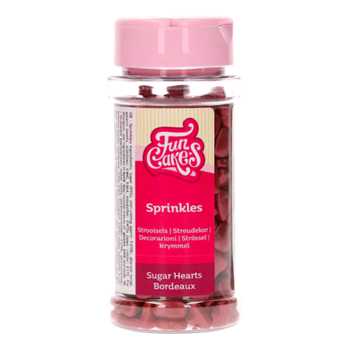 SPRINKLES FUNCAKES - CORAZONES BURDEOS 80 G