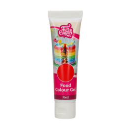 COLORANT EN GEL FUNCOLOURS DE FUNCAKES - RED / ROUGE 30 G