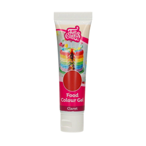 COLORANT EN GEL FUNCAKES - CLARET 30 G